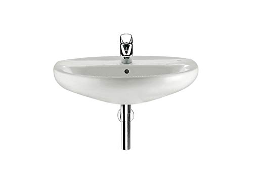 Roca A325394000  colección Victoria- Lavabo de porcelana suspendido, color blanco, 520x 410x 195 mm