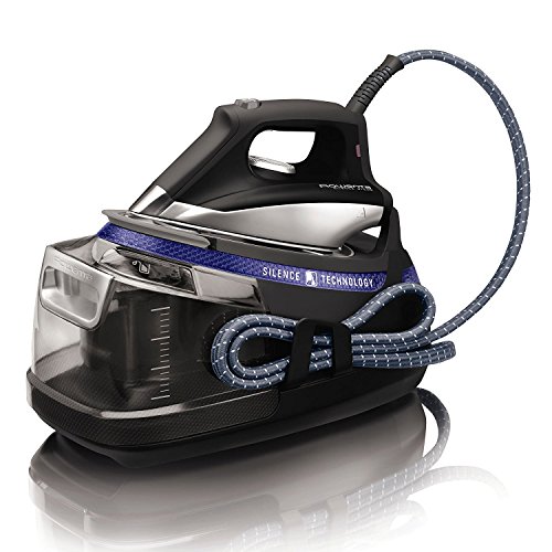 Rowenta Silence Steam Extreme DG8962 Centro de Planchado, autonomía ilimitada, 7.3 bares, golpe vapor 460 g/m , silencioso, suela Microsteam Laser 400 Rowenta Silence Steam Extreme DG8962 Centro de Planchado, autonomía ilimitada, 7.3 bares, golpe vapor 460 g/m , silencioso, suela Microsteam Laser 400