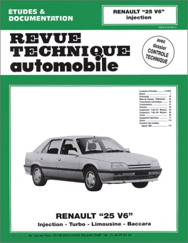 Rta 498.3 Renault 25 v6 injection turbo