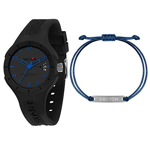 Sector No Limits Reloj Analógico para Hombre de Cuarzo con Correa en Silicona R3251514017