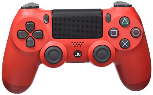 Sony - Dualshock 4 V2 Mando Inalámbrico, Color Rojo (Magma Red) (PS4)