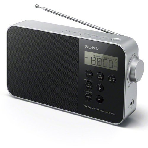 Sony ICF-M780SL - Radio portátil (FM/SW/MW/LW, pantalla LED), negro Sony ICF-M780SL - Radio portátil (FM/SW/MW/LW, pantalla LED), negro