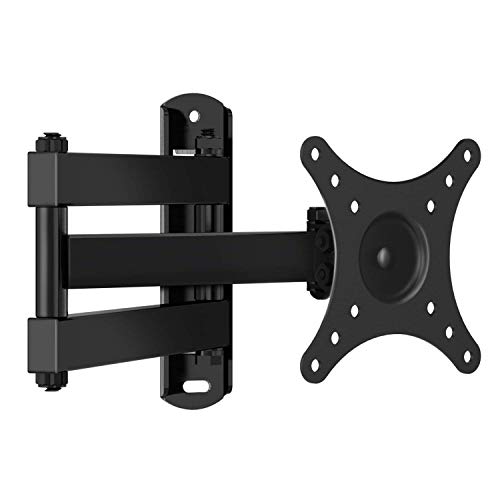 Soporte Universal de Pared para TV Giratorio, inclinable y rotatorio - Se Adapta a los televisores de Pantalla Plana LCD/LED de 10-30” - Extiende 43.59cm - Soporta hasta 20kg - MAX VESA 100X100mm Soporte Universal de Pared para TV Giratorio, inclinable y rotatorio - Se Adapta a los televisores de Pantalla Plana LCD/LED de 10-30” - Extiende 43.59cm - Soporta hasta 20kg - MAX VESA 100X100mm