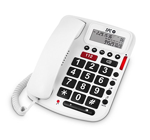 SPC Comfort volume teléfono fijo con teclas grandes y volumen extra alto SPC Comfort volume teléfono fijo con teclas grandes y volumen extra alto