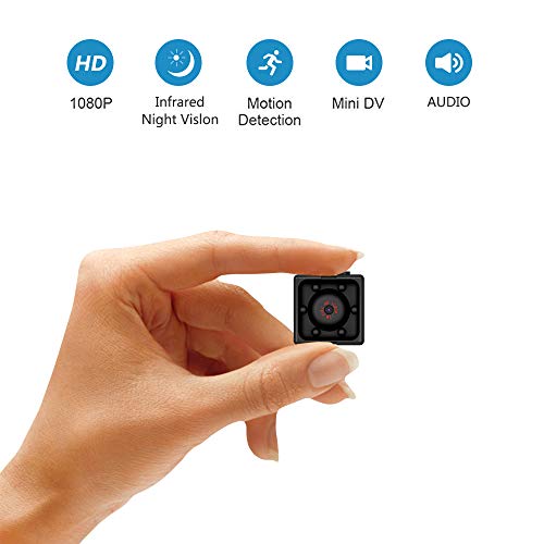 Supoggy Mini Cámara Espía Full HD 1080P Cámara Portátil Pequeño Tamaño con Visión Nocturna, Grabación y Detección de Movimiento en Hogar, Automóvil, Drone, Oficinas. Apto para Uso en Exteriores Supoggy Mini Cámara Espía Full HD 1080P Cámara Portátil Pequeño Tamaño con Visión Nocturna, Grabación y Detección de Movimiento en Hogar, Automóvil, Drone, Oficinas. Apto para Uso en Exteriores