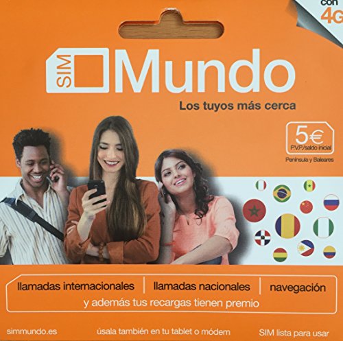 TARJETA SIM PREPAGO ORANGE MUNDO 5€ DE SALDO TARJETA SIM PREPAGO ORANGE MUNDO 5€ DE SALDO