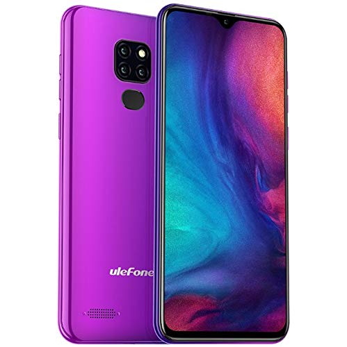 Teléfono móvil (2019), Ulefone Note 7P, 4G Dual SIM Smartphone Libres - 6.1 '' Pantalla de Gota de Agua, Android 9.0, MTK6761 2.0GHz 3GB RAM 32GB ROM, Triple cámara Trasera, GPS, OTG Crepúsculo