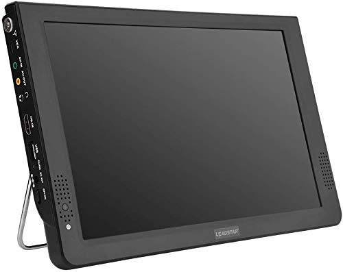 Televisión LCD portátil de 14 Pulgadas, TV analógica con TV DVB-T-T2 1080P HD con baterías Recargables de 1800 mah y Antena para habitación, Cocina, Caravana,Coche,etc. (7")