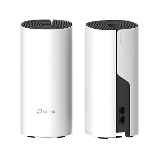 TP-Link AC1200 Deco M4 (2 Pack) - Router, Repetidor de Wi-fi, Mesh Wi-fi Smart sin Interrupción, Dual-Band hasta 260 m², 2 Gigabit, 1000 Mbps