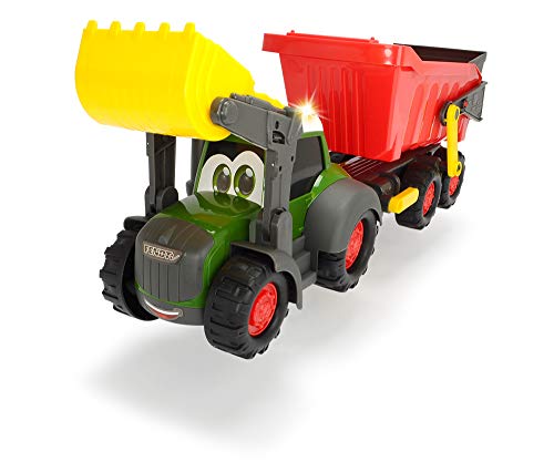 Tractor de 65cm con remolque, luz y sonido (Dickie 3819002) Tractor de 65cm con remolque, luz y sonido (Dickie 3819002)