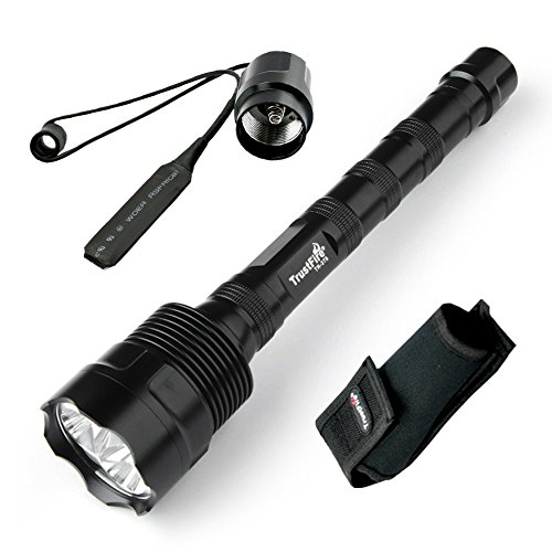 TrustFire Super Brillante de 3800 Lúmenes 3 x CREE XM-L L2 LED,Linterna Con Interruptor a Presión Remoto