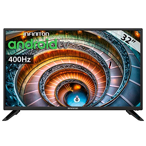 TV LED INFINITON 32" TV INTV-32LA HD - Android TV- Smart TV - TDT2 - WiFi - USB Grabador