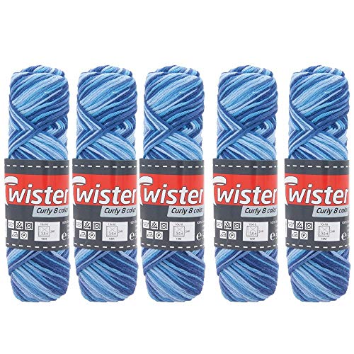 Twister 4020885045565 - Hilo para agarrar ollas (algodón, 85 m), color azul Twister 4020885045565 - Hilo para agarrar ollas (algodón, 85 m), color azul