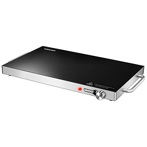 Unold Warming Plate Professional - Calentador de Alimentos (200 W, 240 V, 50-60 Hz, Negro, 350 mm, 570 mm)