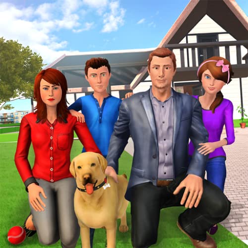 Virtual Family Pet Dog Home Adventure