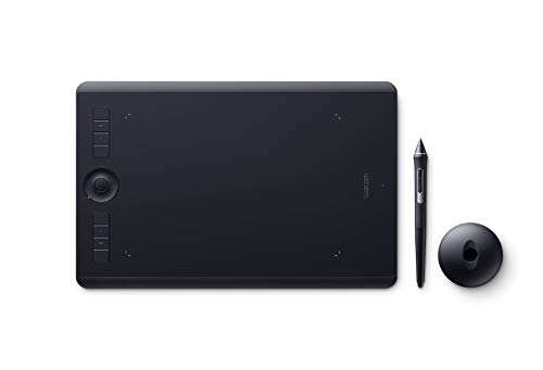 Wacom Intuos Pro M Tableta gráfica con lápiz digital Pro Pen 2 / Tableta digitalizadora para pintura y diseño digital / Portalápices con 10 puntas / Compatible con Windows y MacOS / Negro Wacom Intuos Pro M Tableta gráfica con lápiz digital Pro Pen 2 / Tableta digitalizadora para pintura y diseño digital / Portalápices con 10 puntas / Compatible con Windows y MacOS / Negro