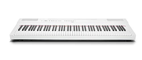 Yamaha P-125 - Piano digital portátil esbelto, dinámico y potente, combinado con la tecnología más vanguardista, color blanco