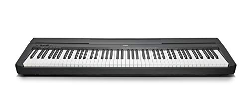 Yamaha P-45 - Piano digital ligero y portátil para aficionados y principiantes, color negro