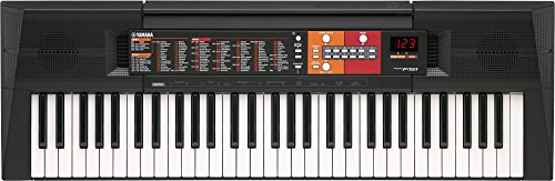 Yamaha PSR-F51 - Teclado digital portátil para principiantes o estudiantes con 61 teclas y Modo Dúo, color negro