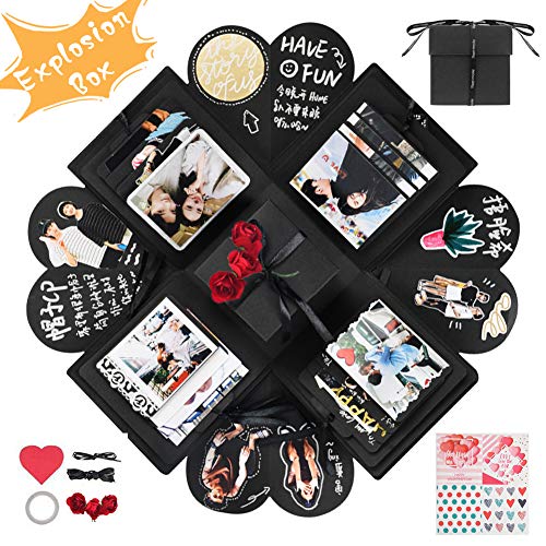 YITHINC Caja de Regalo DIY Álbum de Fotos Hecho a Mano,Creative Explosion Box como Regalo de Cumpleaños y Caja de Sorpresa sobre el Amor Abierto YITHINC Caja de Regalo DIY Álbum de Fotos Hecho a Mano,Creative Explosion Box como Regalo de Cumpleaños y Caja de Sorpresa sobre el Amor Abierto