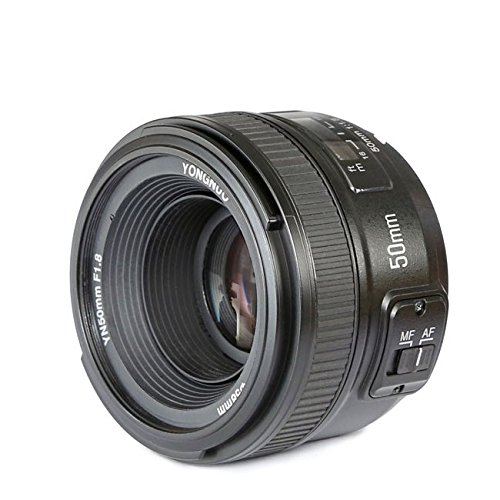 Yongnuo YN50MM F1,8 Lente Objetivo (Apertura F/1,8) Para Nikon DSLR Cámara Fotografía, Enfoque Automático de Gran Apertura y Selens Papel de la Lente