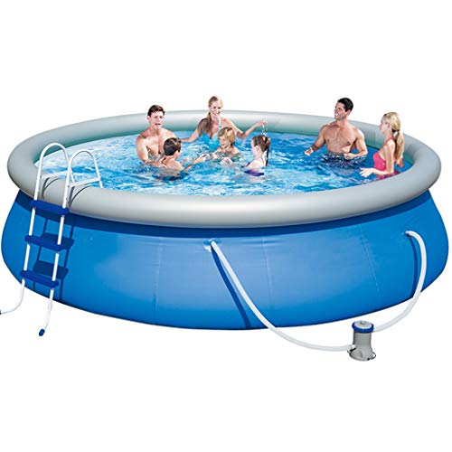 YUESFZ Piscinas hinchables Piscinas Integradas Piscina Privada Familiar Extra Grande Piscina para Niños Al Aire Libre Adecuada para 1-8 Personas No Requiere Instalación Conjunto Asequible