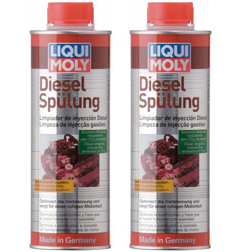 2 x LIQUI MOLY 2509 500ml - Limpiador de inyectores (sólo para motores DIÉSEL) 2 x LIQUI MOLY 2509 500ml - Limpiador de inyectores (sólo para motores DIÉSEL)