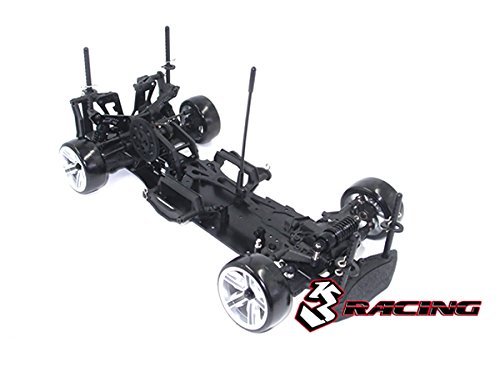 3Racing RC Model KIT-D4ARWDS/BK Sakura D4 1/10 Drift Car(RWD - Sport Black Edition)- Pre-Assembled