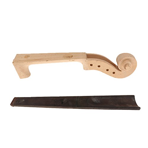 4/4 Madera de Arce Mano de Cuello de Violín Tallada con Tablero de Fretboard Luthiers - A 4/4 Madera de Arce Mano de Cuello de Violín Tallada con Tablero de Fretboard Luthiers - A