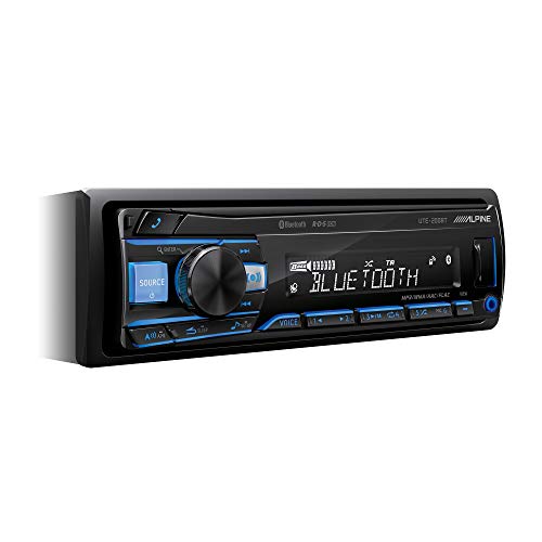 Alpine UTE-200BT Autorradio, Multicolor, Única