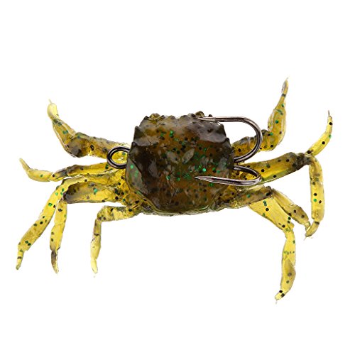 Aparejos De Pesca Señuelo Suave Gancho De Agua Salada De Simulación De Cebo De Cangrejo Verde Aparejos De Pesca Señuelo Suave Gancho De Agua Salada De Simulación De Cebo De Cangrejo Verde