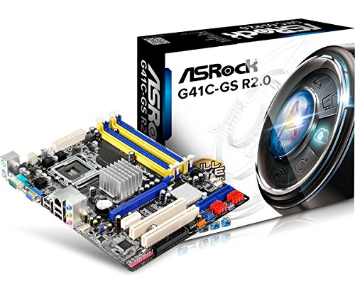 ASRock G41C-Gs R2.0 - Placa base (LGA 775 Intel G41+ ICH7 GLAN/VGA 2xDDR3 2xD)