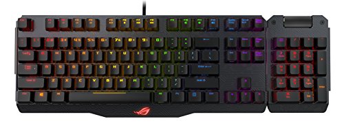 Asus ROG Claymore - Teclado gaming mecánico RGB con teclado numérico extraíble, Cherry MX (tipo interruptor), Aura Sync y construcción de metal de calidad aeronáutica