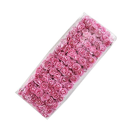 AzXU - Ramo de flores artificiales de papel para decoración de bodas, 144 unidades, 1,8 cm