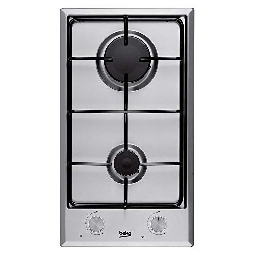 Beko HDCG 32220 FX Integrado Encimera de gas Acero inoxidable hobs - Placa (Integrado, Encimera de gas, Acero inoxidable, Acero inoxidable, 1000 W, 2900 W)