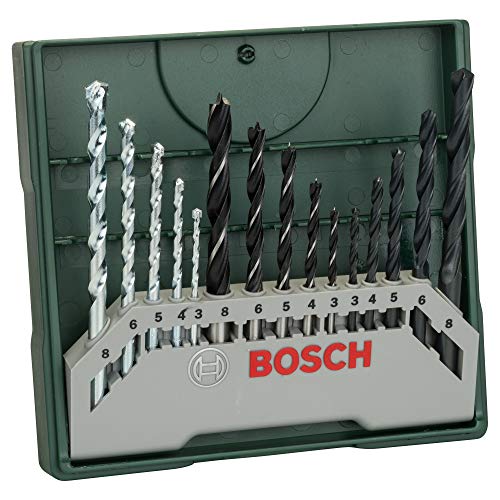 Bosch Mini X-Line - Set de 15 brocas mixto Bosch Mini X-Line - Set de 15 brocas mixto