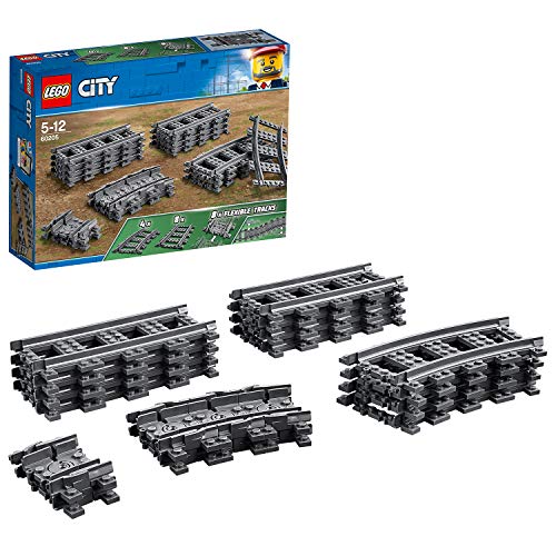 Carriles LEGO City (60205), juguetes infantiles - Juego de Construcción VíAs Carriles LEGO City (60205), juguetes infantiles - Juego de Construcción VíAs