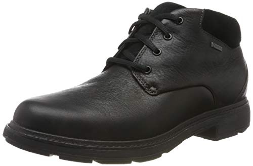 Clarks Un Tread UpGTX, Botas clásicas. para Hombre, Piel Negra Negra, 40 EU Clarks Un Tread UpGTX, Botas clásicas. para Hombre, Piel Negra Negra, 40 EU