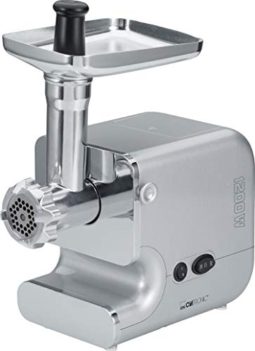 Clatronic Fw 3506 Picadora de Carne con Embutidora de Salchichas, 1200 W, Plateado Clatronic Fw 3506 Picadora de Carne con Embutidora de Salchichas, 1200 W, Plateado