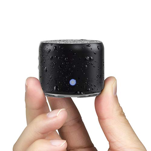 con Estuche de Transporte, EWA Mini Altavoz portátil Bluetooth Ducha Inalámbrico Extra Bass, Impermeable IP67, con 12 Horas de Reproducción Lectura Senderismo Playa y Viajes (Negro) con Estuche de Transporte, EWA Mini Altavoz portátil Bluetooth Ducha Inalámbrico Extra Bass, Impermeable IP67, con 12 Horas de Reproducción Lectura Senderismo Playa y Viajes (Negro)