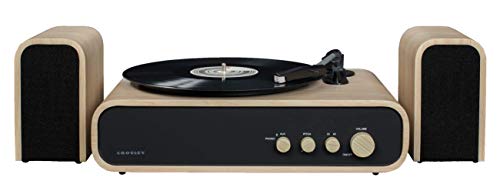 Crosley Switch II Belt-Drive Turntable with Bluetooth, AM/FM Radio, Aux-in, and Speakers