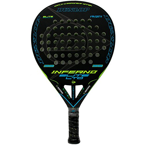 Dunlop Pala de pádel Inferno Elite LTD Yellow - Blue Dunlop Pala de pádel Inferno Elite LTD Yellow - Blue
