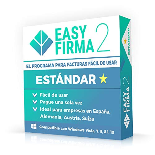 EasyFirma 2 Estándar -ES. Programa de facturación para pequeños negocios y autónomos. Gestión de facturas, clientes, ofertas, artículos, ... EasyFirma 2 Estándar -ES. Programa de facturación para pequeños negocios y autónomos. Gestión de facturas, clientes, ofertas, artículos, ...