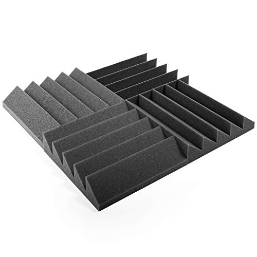 Espuma acústica. Pack de 12 planchas de alta calidad. Dimensiones 30x30 cm. Color gris antracita, auto extinguible. Paneles Absorbentes Acústicos con diseño clásico. Espuma acústica. Pack de 12 planchas de alta calidad. Dimensiones 30x30 cm. Color gris antracita, auto extinguible. Paneles Absorbentes Acústicos con diseño clásico.