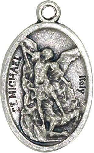 Ferrari & Arrighetti Medalla San Miguel con ángel custodio - 2,5 x 1,5 cm.