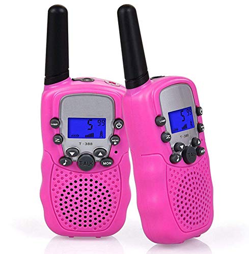 Flybiz Walkie Talkie Niños PMR446 8 Canales LCD Pantalla Función VOX 10 Tonos de Llamada Bloqueo de Canal Linterna Incorporado 8 Canales LCD Pantalla VOX (Rosa) Flybiz Walkie Talkie Niños PMR446 8 Canales LCD Pantalla Función VOX 10 Tonos de Llamada Bloqueo de Canal Linterna Incorporado 8 Canales LCD Pantalla VOX (Rosa)