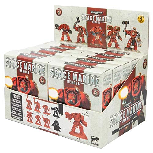 Games WorkShop GAWSMH-02-D Warhammer: Space Marine Heroes – Serie 2 Blind Buy Collectable (10pc CDU) Figura 40000-Space Figurine Games WorkShop GAWSMH-02-D Warhammer: Space Marine Heroes – Serie 2 Blind Buy Collectable (10pc CDU) Figura 40000-Space Figurine