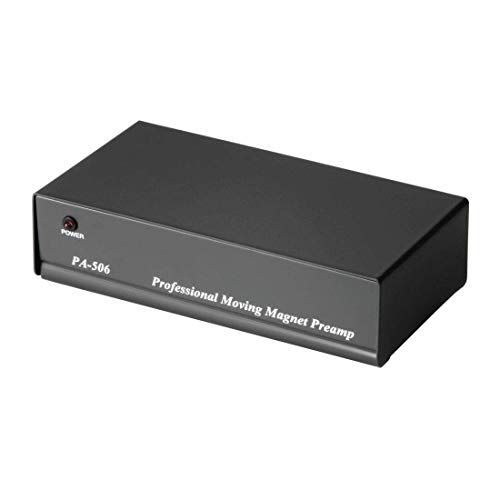 Hama PA 506 - Preamplificador de Fono (230 V, 50 Hz, 300 mA), Negro