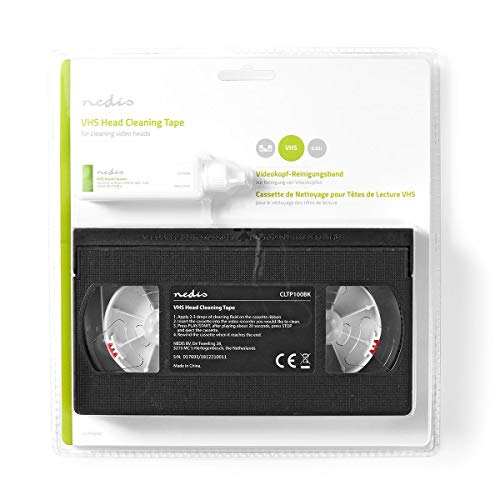 HQ VHS Head Cleaner - Cinta de Limpieza VHS-C - Negro HQ VHS Head Cleaner - Cinta de Limpieza VHS-C - Negro
