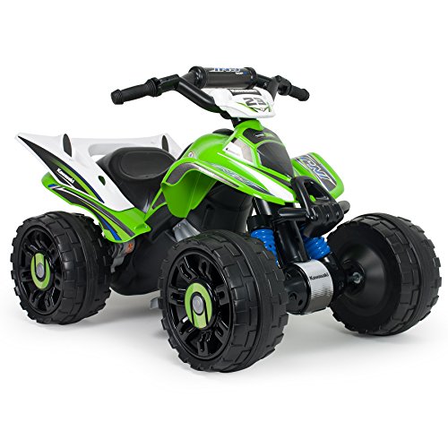 INJUSA Kawasaki ATV Estable y Resistente de baterí, Color Verde, Talla Única (66055)